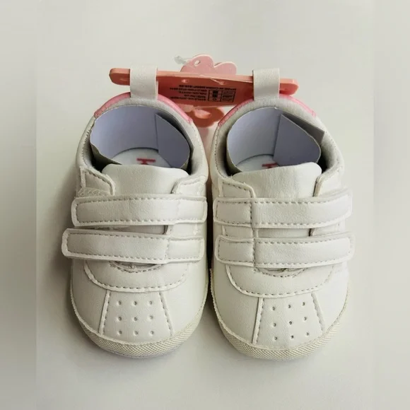 Kensie Shoes New Kensie Baby Sneakers Size White With Pink